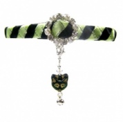 Glamorous Cat Collar - Lime Cat